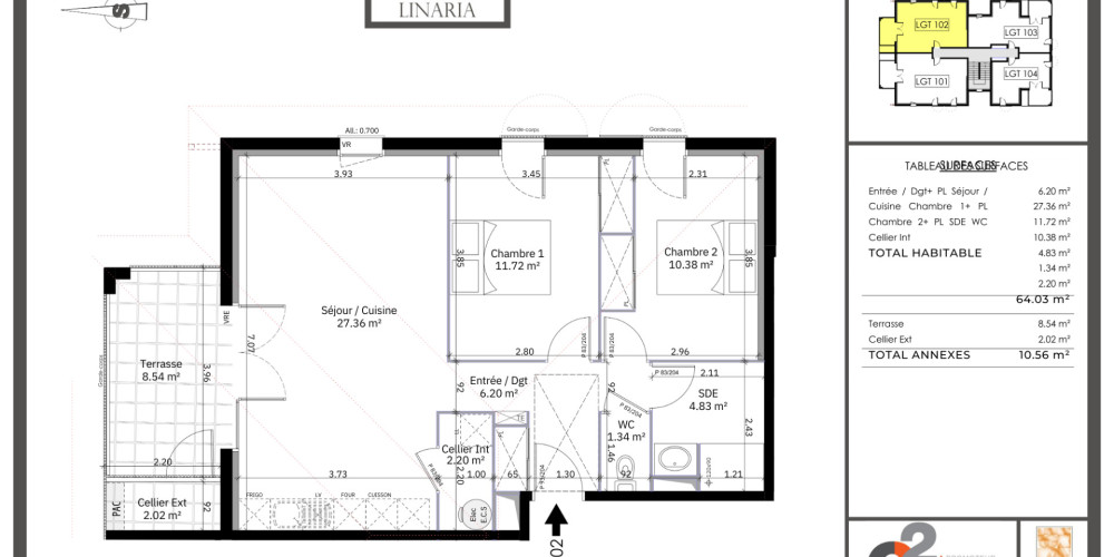 appartement à MESSANGES (40660)